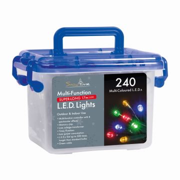 240 Multi-Colour LED Mul-Func Lights with Timer