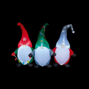 1.8m Inflatable Trio of Gnomes