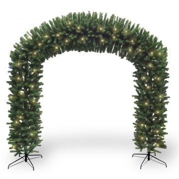 8ft (240cm) Promo Archway in Metal Folding Stand with 900 Warm White LEDs