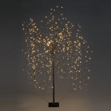 8ft (240cm) Weeping Willow Tree with 840 Warm White LEDs