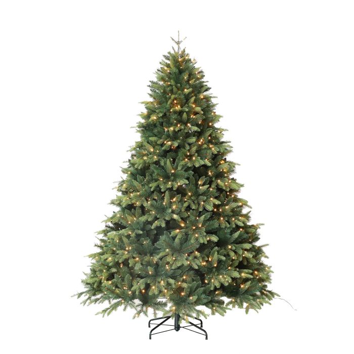 7ft (210cm) Prelit Hard Needle Artificial Christmas Tree - 750 Dual Colour LEDs main product photo