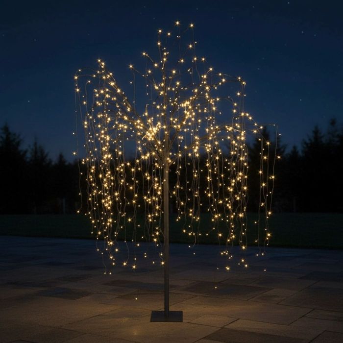 8ft (240cm) Weeping Willow Tree with 840 Warm White LEDs main product photo