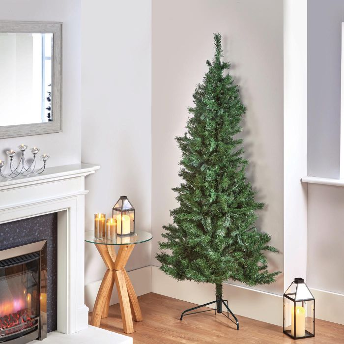 6.5ft (200cm) Dual Purpose / Corner-Wall Christmas Tree main product photo