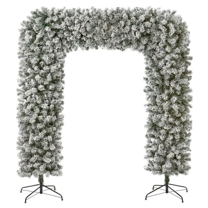 8ft (240cm) Flocked Christmas Archway main product photo