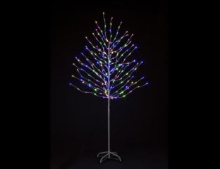 5ft (1.5m) Rainbow Tree with 160 Pink