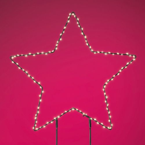 58cm - Micro LED Garden Pick Star