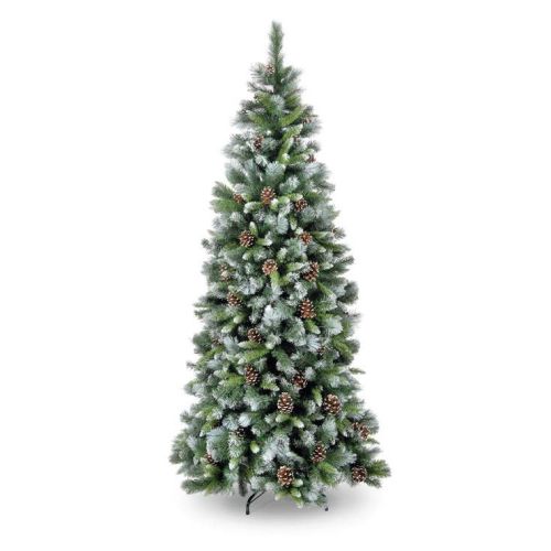 7.5ft (225cm) Frosted Glacier Hook-On Artificial Christmas Tree