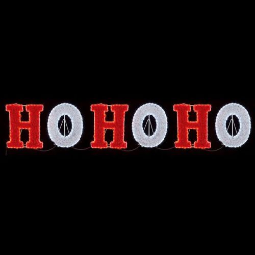 HoHoHo Tinsel Sign - 504 Multi LEDs