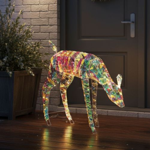 Lit Dream Deer with 300 Warm White LEDs Static
