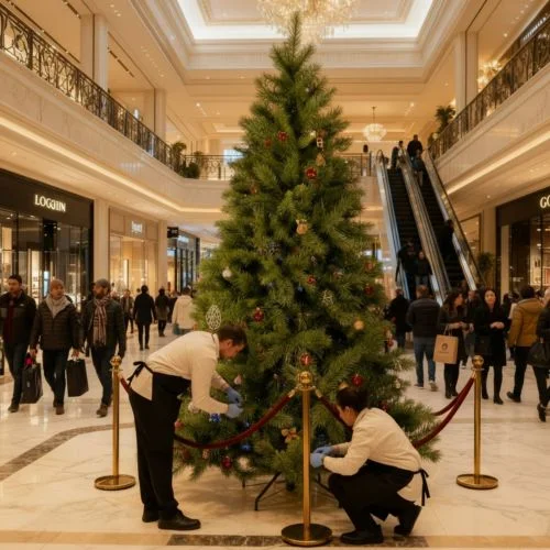 15ft (450cm) Huge Green Kateson Fir Artificial Christmas Tree